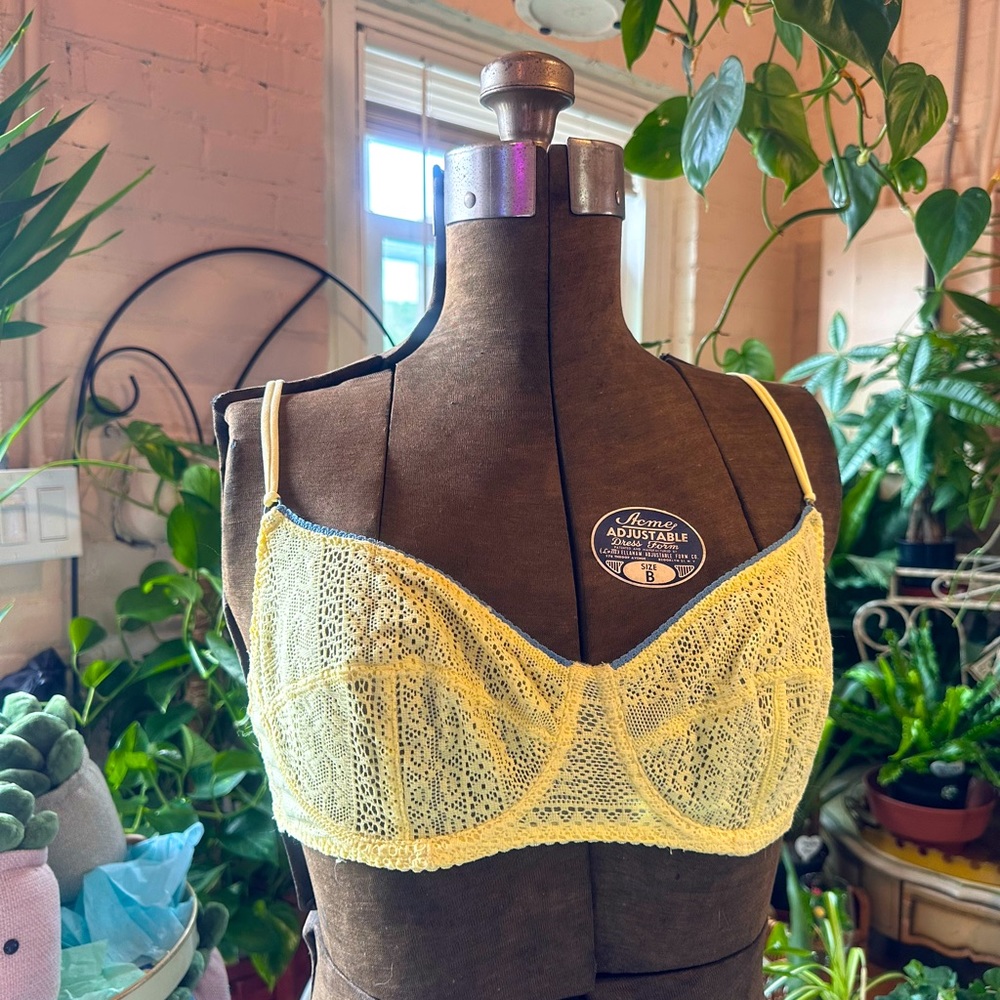 COPY - Intimately by Free People 34DD Yellow Balconette Bra